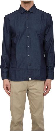 Peuterey Hombre, Camisas, Azul, Talla: S