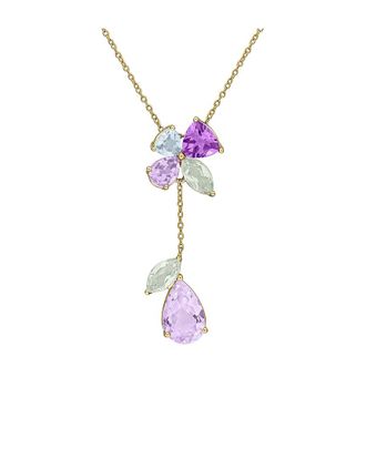 Rina Limor Gold-Plated Silver 9.50 ct. tw. Gemstone Pendant
