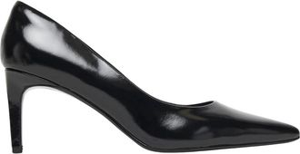 Calvin Klein Stiletto 70 Shiny Lth - Dames - Pumps - Zwart - 38 EU - Leer - Schoenen