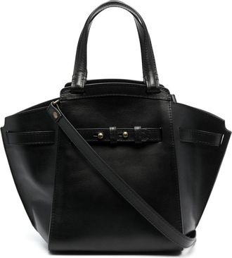 Officine Creative zipped top-handle tote - women - Calf Leather - One Size - Black