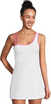 Beach Riot Quincy Dress Womens Dress Strawberry Cream : MD, Lycra/Nylon