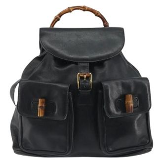 Gucci Pre-owned Vintage Backpack - - Pre-owned - Donna - Nero - ONE SIZE