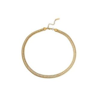 Adiba Harmonious Links Stainless Steel Chain Necklace in Gold at Nordstrom