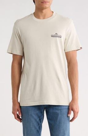 Quiksilver Checker Graphic T-Shirt in Moonstruck at Nordstrom Rack, Size X-Large