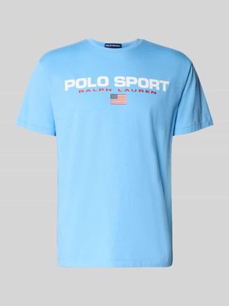 Polo Ralph Lauren Relaxed Fit T-Shirt aus reiner Baumwolle in Hellblau, Gr&ouml;&szlig;e XXL