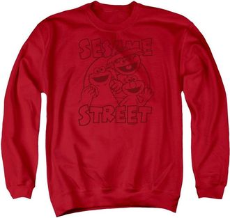 Gildan Sesame Street Group Crunch Adult Crewneck Sweatshirt