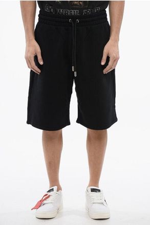 Off-white Brushed Cotton SCRIBBLE Embroidered Jogger Shirts size Xxl