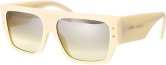 Dolce & Gabbana Stijlvolle zonnebril met model 0Dg 4459 - Dames - Zonnebrillen - Beige - 56 MM - Accessoires