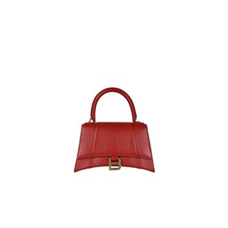 Balenciaga Pre-owned Hourglass Handbag - Dames - Vintage Handtas - Rood - ONE Size - Leer - Vintage