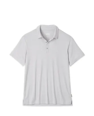 Stio | Mens Alpin Lightweight Merino Polo Shirt Short Sleeve, Size Extra Large in Alloy Grey