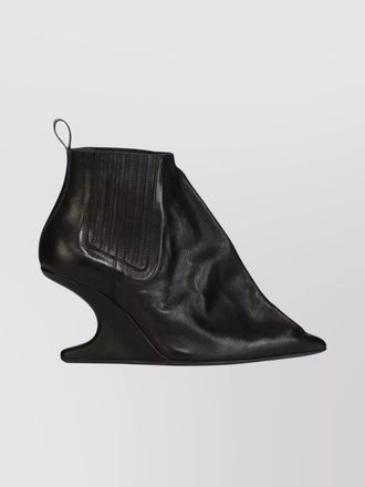 Rick Owens leather ankle boots