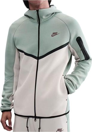 Nike Tech Fleece Windrunner Full-Zip Jacket Aisa Sizing Dusty Sage Light Orewood Brown HV0949-020