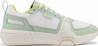 Olukai Womens Anau Pickleball Shoe In Bright White/pale Mint