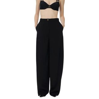Elisabetta Franchi Mujer, Pantalones, Negro, Talla: M