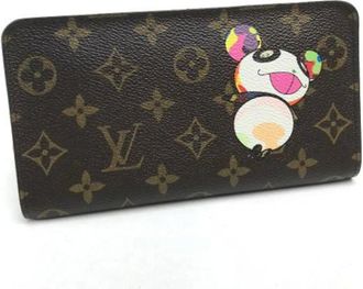 Louis Vuitton Pre-owned Wallets, female, Brown, Size: ONE SIZE Pre-owned Canvas Wallet
