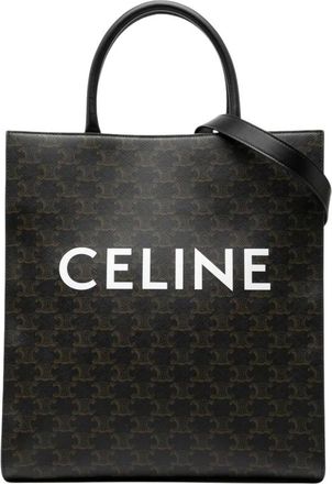 Celine Pre-owned Tote Bags, female, Brown, Size: ONE SIZE Pre-owned Vertical Cabas Tote