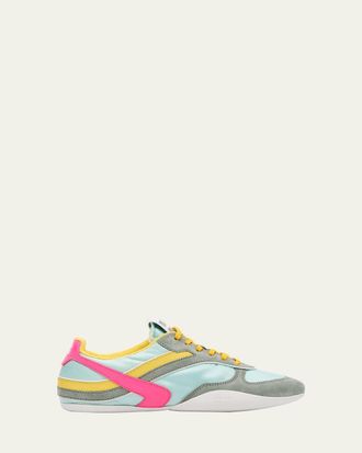 Miu Miu Colorblock Nylon Tech Runner Sneakers