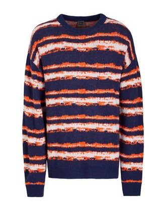 8 by YOOX WOOL BLEND JACQUARD OVER MOCK NECK KNIT JUMPER