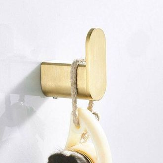 OEM Gancho De Pared De Acero Inoxidable Dorado Para Toallas Y Albornoces, Elegante Perchero De Pared