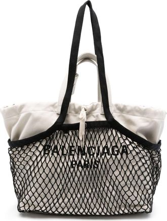 Balenciaga medium 24/7 tote bag - women - Canvas/Fabric - OS - Black