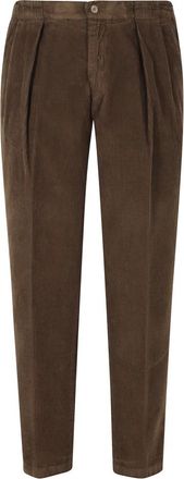 Stone Island Loose-fit Five-pocket Jeans - Heren - Straight fit broeken - Bruin - W36 - Katoen - Broeken