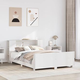 Berkfield Home Bed Frame without Mattress White 160x200 cm Solid Wood Pine