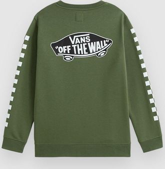 Vans Exposition Check Ii Crew Kids Sweater groen