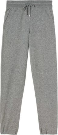 Loro Piana Cashmere Knit Grijze Broek - Dames - Slim Fit Broeken - Grijs - 2XS - Broeken