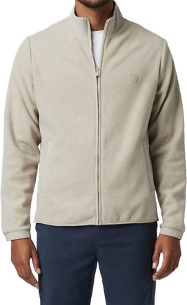 Vuori Clothing Aspen Full Zip Jacket In Toast