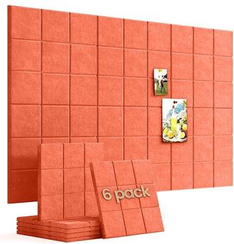 OEM Tablero De Fieltro, 6 Piezas, 3030 Cm, Adhesivos De Fieltro Para Pared, Adhesivos Fotogr&aacute;ficos Pared, Adhesivos Fondo Pared, Adhesivos Pared Diy
