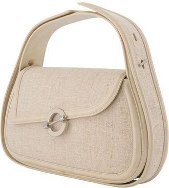 Sams&oslash;e & Sams&oslash;e Womens Shoulder Bag Beige Cotton