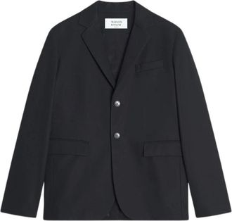 Maison Kitsun&eacute; Tailored Jacket - Heren - Blazers - Zwart - S - Katoen - Jassen