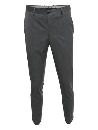 Giorgio Armani virgin wool straight-leg trousers - Grey