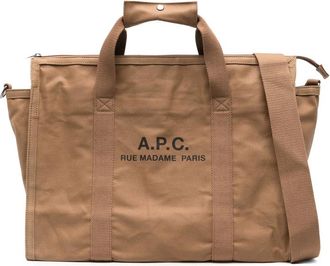 A.P.C. A. p.c. Recuperation Gym Logo-detail Tote Bag