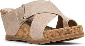 Donald J Pliner Irini Platform Wedge Sandal in Foam at Nordstrom Rack, Size 9.5