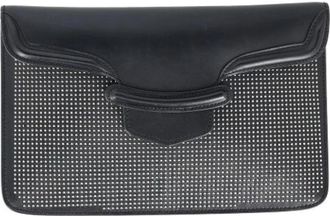 Alexander McQueen Pre-owned Leather Pouch - Dames - Vintage Clutch - Zwart - ONE Size - Leer - Vintage