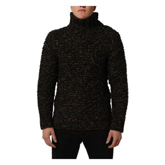 Dolce & Gabbana Turtleneck Pullover - male - Dolce & Gabbana - Turtlenecks - Brown - S - Knitwear