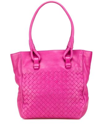 Bottega Veneta 2004 Nappa Intrecciato tote bag - women - Nappa Leather - One Size - Pink