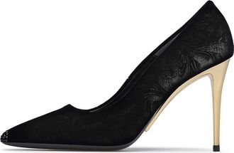 Loriblu Decollete - Dames - Pumps - Zwart - 39 EU - Leer - Schoenen