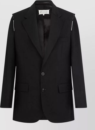 Maison Margiela virgin wool single-breasted blazer