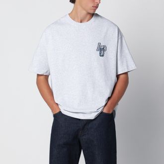 A.P.C. T-shirt Bruno grigio chin&eacute; in cotone