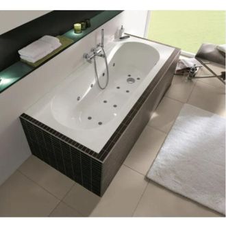 Villeroy & Boch Villeroy&boch - Sistema De Hidromasaje, Oberon, Bath, Ubq180obe2v, Rectangular, Quaryl, 1800 X 800 Mm, Blanco, Combipool Comfort (cc)