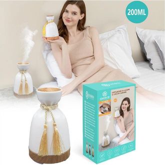 Trade Shop Trade Shop - Diffusore Aromi Umidificatore Ultrasuoni Serbatoio 200ml 10w Aromaterapia Tx-8364