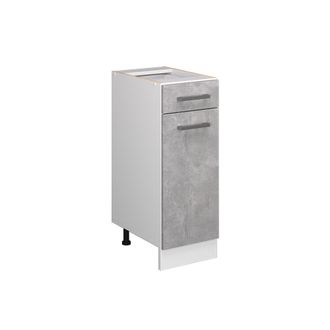 Vicco Mueble Bajo De Cocina R-line, Hormig&oacute;n, 30 Cm Sin Encimera