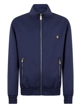 Billionaire Boys Club zip-up badge wool jacket - Blauw