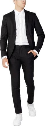 Jack & Jones Stijlvol Maatpak voor Formele Gelegenheden - Heren - Business pakken - Zwart - L - Kostuums