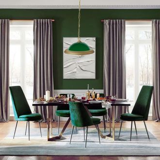 Tosel Suspensi&oacute;n metal Alt.64cm dorado Pantalla: verde