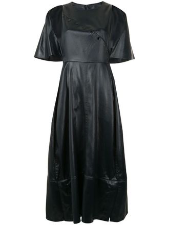 3.1 Phillip Lim cape midi dress - Black