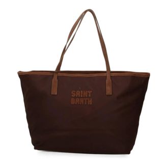 MC2 Saint Barth Borsa City Mid in pelle cerata - - Bags - Donna - Marrone - ONE SIZE
