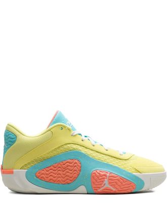 Nike Jordan Tatum 2 Light Citron/Aurora Green/Atomic Pink/Sail sneakers - men - Fabric/Rubber/Fabric/Polyurethane - 8.5 - Yellow